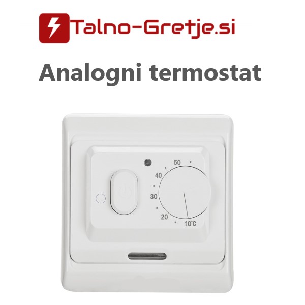 termostat za talno gretje-ogrevanje analogni